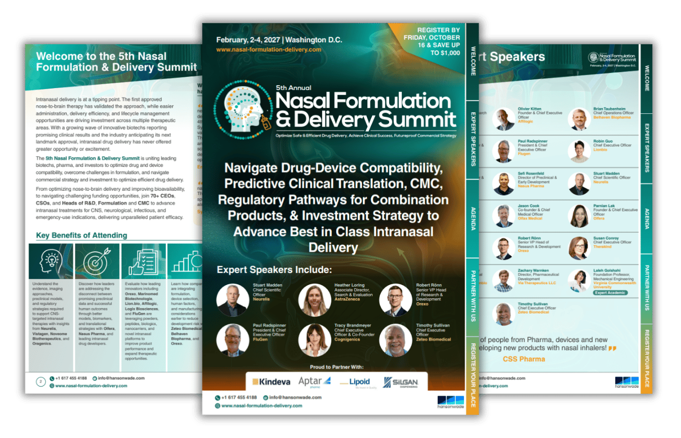 5th Nasal Formulation & Delivery Summit - Brochure Preview